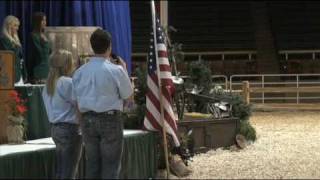 National Junior Angus Show 2010  National Anthem  Sure Champ [upl. by Gnoc83]