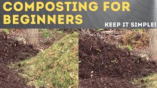 How to make Compost  The Simplest Easy Method To Compost Piles [upl. by Oswin]