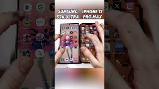 iPhone 13 Pro Max vs Samsung S24 Ultra SPEED TEST 🚀 Who’s the REAL SPEED KING 👑shortsviralvideo [upl. by Toll]