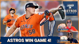 Astros tie up ALCS with blowout win vs Rangers [upl. by Davilman]