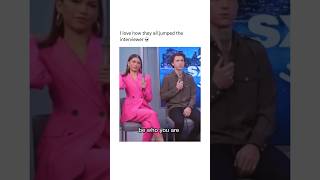 Zendaya is taller than Tom Holland shorts shortvideo funny fyp viral [upl. by Elrak961]