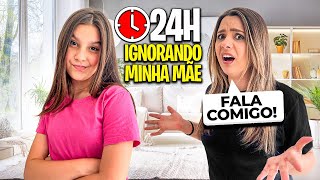 24 HORAS IGNORANDO MINHA MÃE deu ruim [upl. by Palila]