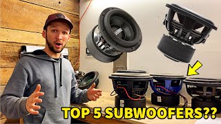 Top 5 Subwoofers [upl. by Yerrok215]