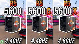 Ryzen 5 5600 vs Ryzen 5 5600G vs Ryzen 5 5600X [upl. by Enaed]