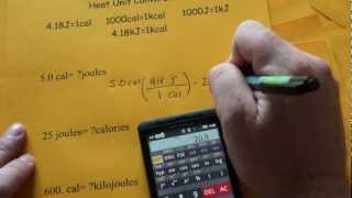 Heat amp Energy Unit Conversions [upl. by Carlton742]