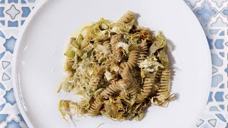 Fusilli integrali Voiello con carciofi e crema daglio  La ricetta dello Chef Cannavacciuolo [upl. by Mell660]