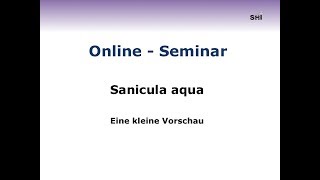 OnlineSeminar Sanicula aqua [upl. by Comras]