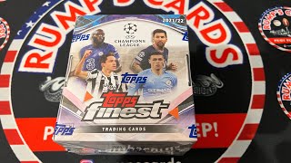 202122 Topps Finest UEFA Soccer  We Hit A Gold Auto [upl. by Leah]