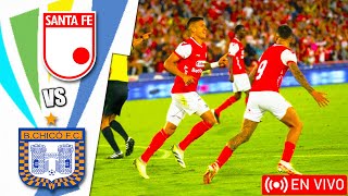 Santa Fe vs Boyacá Chicó en vivo  Clausura Colombia Jornada 9 [upl. by Arteid]