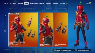 Fortnite Item ShopJune 30 2024New Joey Caliente Bundle amp Entranced Emote [upl. by Sigvard420]