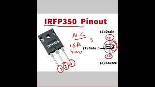 IRFP350 MOSFETirfp350 datasheet [upl. by Sesilu]