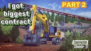 CONTRACTION SIMULATOR 3 II I GOT BIGGEST CONTRACT 🔥🔥 PART 2 [upl. by Torp477]