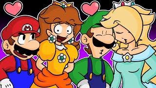 Luigi and Daisy CHEAT on Eachother [upl. by Schnurr]