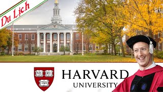 Harvard University Campus Tour in Boston MassachusettsThe Best University in the World [upl. by Lark]