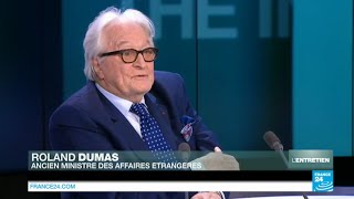 Manuel Valls quotsous influence juivequot  Roland Dumas persiste et signe sur France 24 [upl. by Nadine728]