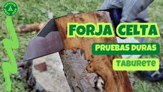 🔥 𝐂𝐔𝐂𝐇𝐈𝐋𝐋𝐎 𝐅𝐎𝐑𝐉𝐀 𝐂𝐄𝐋𝐓𝐀 🔥 Pruebas duras💥 Aguantará ❓ Taburete de madera 🛠️ DIY [upl. by Tram]