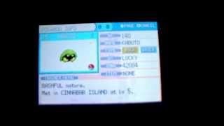 Shiny Kabuto On Pokemon Fire Red [upl. by Einhapets499]