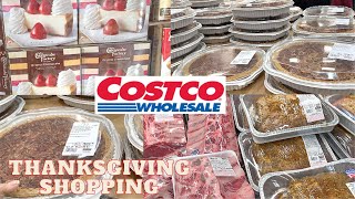 COSTCO GROCERY SHOPPING LIST THANKSGIVING SHOPPING  SHOP WITH ME [upl. by Ardy]