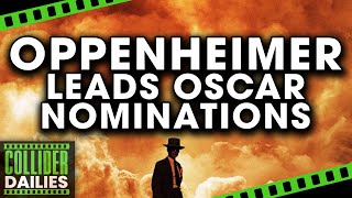 Oppenheimer Leads the 2024 Oscar Nominations [upl. by Barthol]