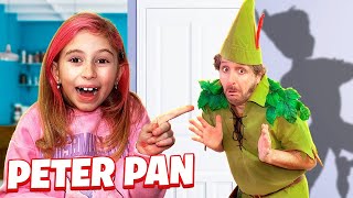 GIORGIA SCOPRE PETER PAN CHE ENTRA DI NASCOSTO NELLA NOSTRA NUOVA CASA [upl. by Roel]