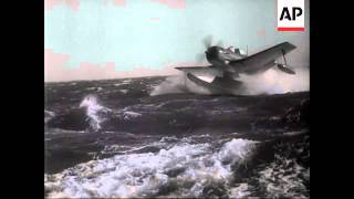 ROUGH SEA TAKEOFF BY SEAPLANE [upl. by Pablo]