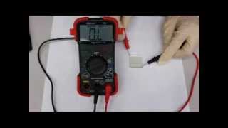 Making Dye Solar Cell Part 2  Testing for Conductivity [upl. by Clauddetta]