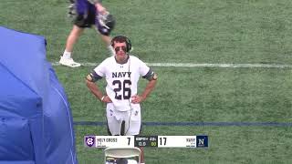 Navy Mens Lacrosse Postgame Interview Jackson Peters vs Holy Cross [upl. by Bramwell]