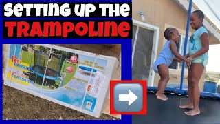 How to set up a 12ft SportsPower trampoline  finally assembled [upl. by Cutlip877]