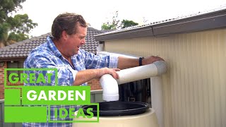 How to Install a Water Tankand Save Lots of Money On Your Water Bill  GARDEN  Great Home Ideas [upl. by Hasin35]