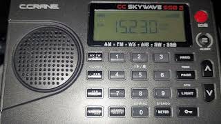 C Crane Skywave SSB2 Shortwave Radio 072324 China Radio International in Chinese from Xianyang [upl. by Bree]