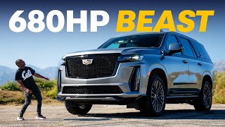 NEW Cadillac Escalade V 680hp Beast TRACK Tested  4K [upl. by Hare]