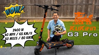 Best BANG for the BUCK  I Bought the Kukirin G3 Pro 2400W Scooter [upl. by Ssac]