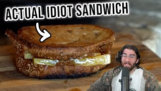 Gordon Ramsays HORRIBLE Grilled aka BURNED Cheese Sandwich [upl. by Till]