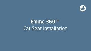 How to Install the Emme 360 Rotating AllinOne Car Seat  MaxiCosi [upl. by Elita]