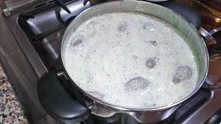 طريقة عمل الكبة اللبنية اللبناني  الكبه باللبن  lebanese kibbeh labanieh recipe [upl. by Nelrac]