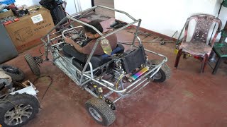 Home build Crosskart ready for drive  Homemade Crosskart part 7 [upl. by Drof]