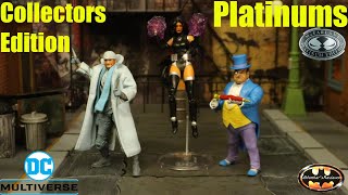 McFarlane DC Multiverse Platinum Penguin Starfire Blackfire Captain Boomerang White Lantern Review [upl. by Lavoie]