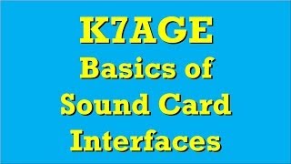 Basics of Ham Radio Sound Card Interfaces PSK 31 and other Digital Modes [upl. by Rolo404]