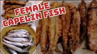 Female Capelin Fish Recipe [upl. by Redford]