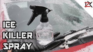 How To Make A Homemade DeIcer SprayDeFrost Your Car  Cheap With Results [upl. by Kistner318]