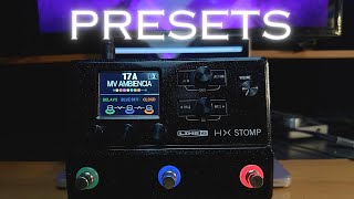 HX STOMP  MEUS PRESET’s [upl. by Irej]