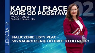 Naliczanie Wynagrodzenia od Brutto do Netto  Kurs Płace od podstaw  Jedyny taki kurs w Polsce [upl. by Atalee]