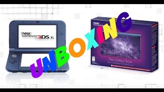 New Nintendo 3ds Xl Galaxy Style Unboxing [upl. by Heffron]