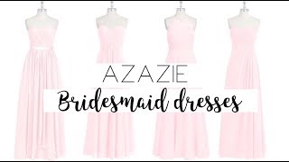 AZAZIE REVIEW AND UNBOXING  BRIDESMAID DRESSES  ALYSSA DAW [upl. by Leilani]