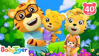 Family Songs Compilation  Skidamarink  My Family amp 🎶More BabyTiger Animal Songs amp Nursery Rhymes [upl. by Phina959]