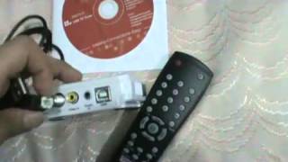 sintonizador y capturador de tv usb tv tuner encore enutv4 tv solo WIN XP y WIN 7  parte1 [upl. by Favianus]