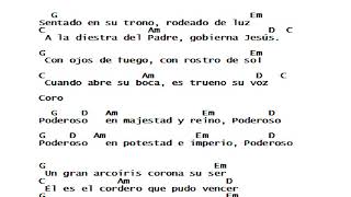 quotSentado en su Tronoquot Jesus Adrian Romero  GUITARRA  ACORDES [upl. by Avla]