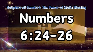 Scripture of Comfort The Power of Gods Blessing  Numbers 62426 Reflection and Prayer [upl. by Gnen976]