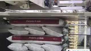 Wood pellets packaging line by Fisker Skanderborg AS [upl. by Laenahtan622]