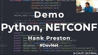 NETCONF RESTCONF YANG Demos API vs CLI David Bombal interviews Hank Preston Part 2 [upl. by Alolomo]